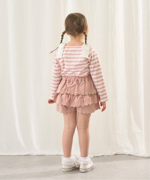 Lycee mine / リセマイン Tシャツ | 【綿100％】 【速乾・UV・型崩れしない】ボートネック肩リボンTシャツ | 詳細12