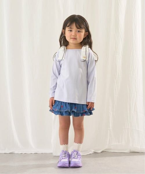 Lycee mine / リセマイン Tシャツ | 【綿100％】 【速乾・UV・型崩れしない】ボートネック肩リボンTシャツ | 詳細16