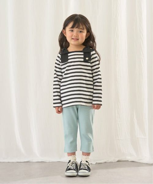 Lycee mine / リセマイン Tシャツ | 【綿100％】 【速乾・UV・型崩れしない】ボートネック肩リボンTシャツ | 詳細19