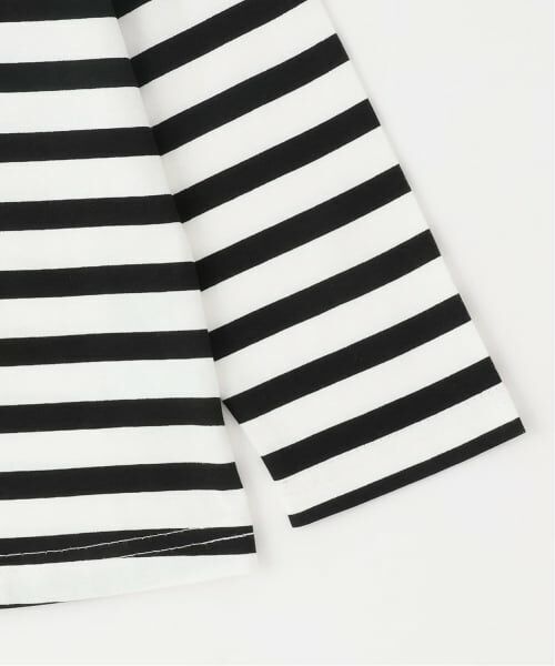 Lycee mine / リセマイン Tシャツ | 【綿100％】 【速乾・UV・型崩れしない】ボートネック肩リボンTシャツ | 詳細7