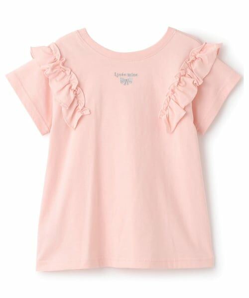 Lycee mine / リセマイン Tシャツ | 【綿100％】 【速乾・UV・型崩れしない】【どっちが前でもOK】フリルAラインチュニックTシャツ | 詳細12