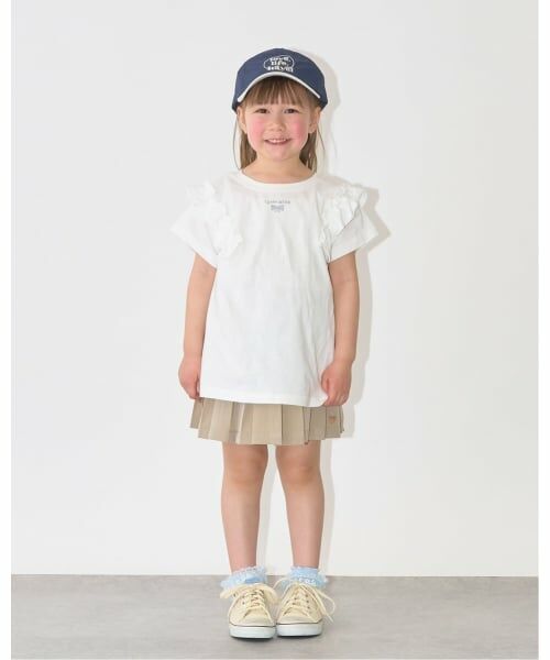 Lycee mine / リセマイン Tシャツ | 【綿100％】 【速乾・UV・型崩れしない】【どっちが前でもOK】フリルAラインチュニックTシャツ | 詳細20