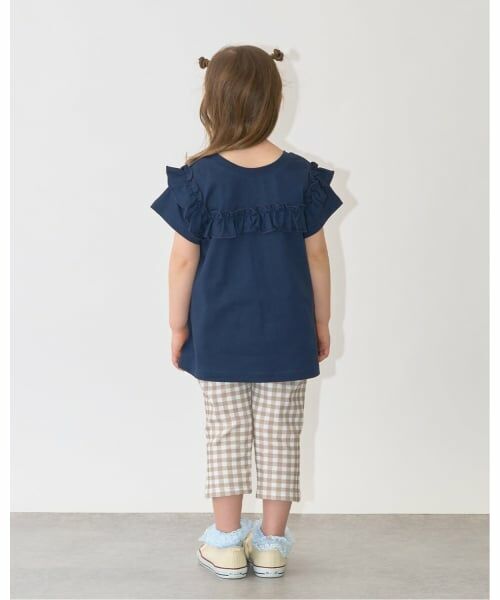 Lycee mine / リセマイン Tシャツ | 【綿100％】 【速乾・UV・型崩れしない】【どっちが前でもOK】フリルAラインチュニックTシャツ | 詳細27