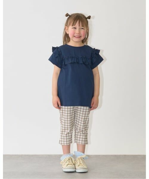 Lycee mine / リセマイン Tシャツ | 【綿100％】 【速乾・UV・型崩れしない】【どっちが前でもOK】フリルAラインチュニックTシャツ | 詳細28