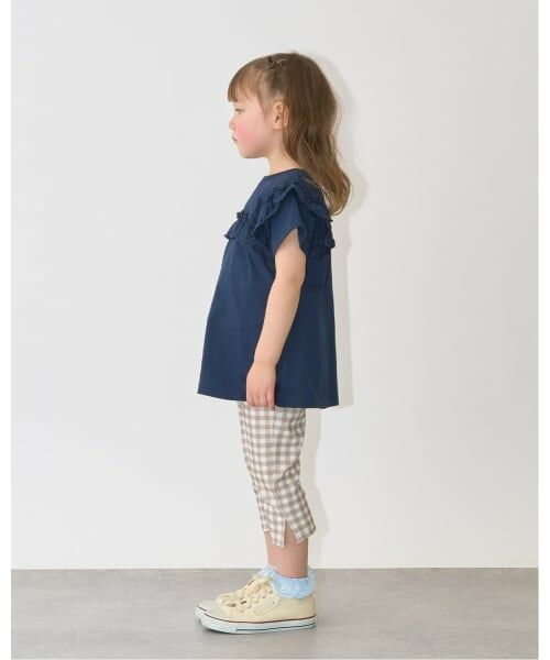 Lycee mine / リセマイン Tシャツ | 【綿100％】 【速乾・UV・型崩れしない】【どっちが前でもOK】フリルAラインチュニックTシャツ | 詳細29