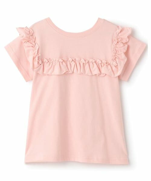 Lycee mine / リセマイン Tシャツ | 【綿100％】 【速乾・UV・型崩れしない】【どっちが前でもOK】フリルAラインチュニックTシャツ | 詳細6