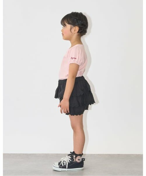 Lycee mine / リセマイン Tシャツ | スクエアネックパフスリーブアソート刺しゅうトップス | 詳細19