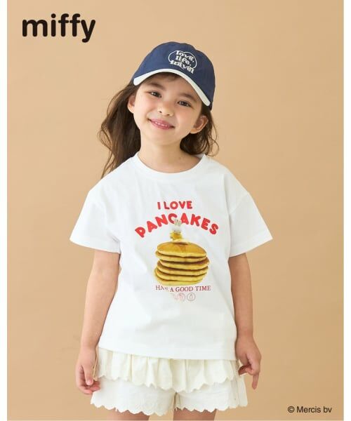 Lycee mine / リセマイン Tシャツ | 【綿100％】 【ミッフィー】【速乾・UV・型崩れしない】アソートTABEMONOプリントTシャツ（赤）