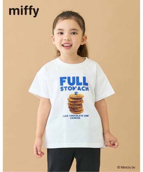 Lycee mine / リセマイン Tシャツ | 【綿100％】 【ミッフィー】【速乾・UV・型崩れしない】アソートTABEMONOプリントTシャツ（ブルー）