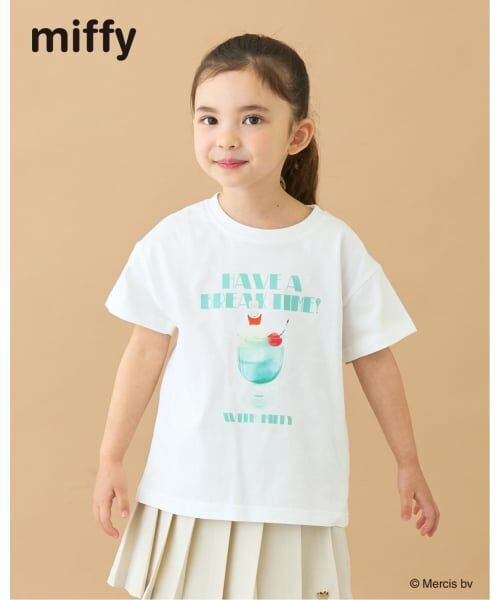 Lycee mine / リセマイン Tシャツ | 【綿100％】 【ミッフィー】【速乾・UV・型崩れしない】アソートTABEMONOプリントTシャツ（ミント）