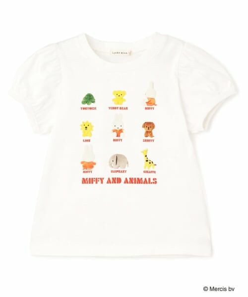 Lycee mine / リセマイン Tシャツ | 【綿100％】 【ミッフィー】【速乾・UV・型崩れしない】ぬいぐるみ転写プリントTシャツ | 詳細1