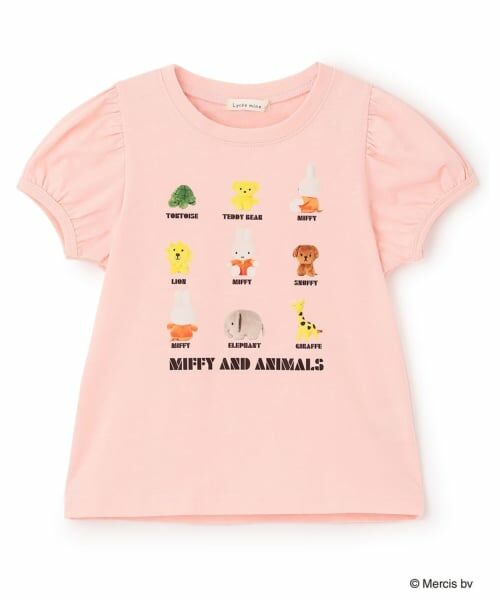 Lycee mine / リセマイン Tシャツ | 【綿100％】 【ミッフィー】【速乾・UV・型崩れしない】ぬいぐるみ転写プリントTシャツ | 詳細2