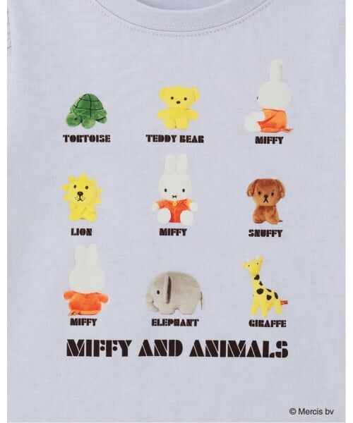 Lycee mine / リセマイン Tシャツ | 【綿100％】 【ミッフィー】【速乾・UV・型崩れしない】ぬいぐるみ転写プリントTシャツ | 詳細6