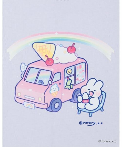 Lycee mine / リセマイン Tシャツ | 【綿100％】 【ラブリーモンモン】【速乾・UV・型崩れしない】アソートプリントTシャツ | 詳細7