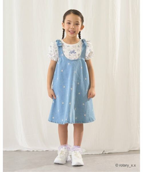 Lycee mine / リセマイン Tシャツ | 【綿100％】 【ラブリーモンモン】【速乾・UV・型崩れしない】パフスリーブ総柄プリントTシャツ | 詳細14