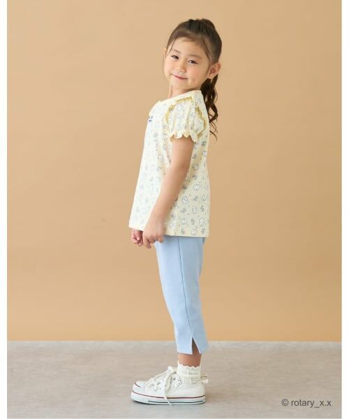 Lycee mine / リセマイン Tシャツ | 【綿100％】 【ラブリーモンモン】【速乾・UV・型崩れしない】パフスリーブ総柄プリントTシャツ | 詳細16