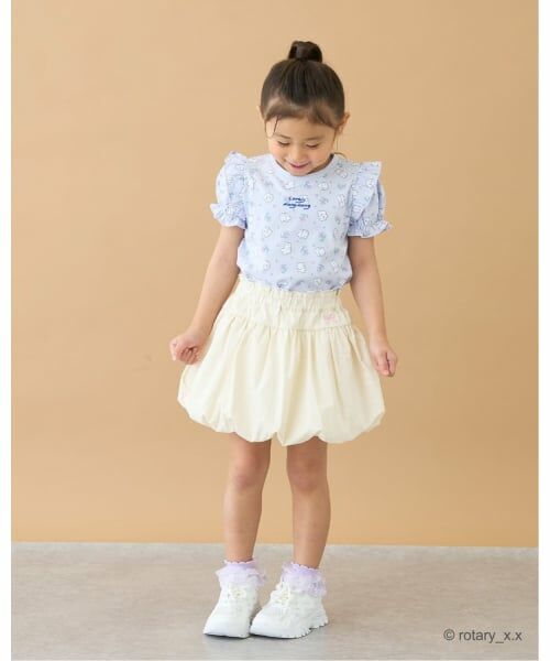 Lycee mine / リセマイン Tシャツ | 【綿100％】 【ラブリーモンモン】【速乾・UV・型崩れしない】パフスリーブ総柄プリントTシャツ | 詳細19