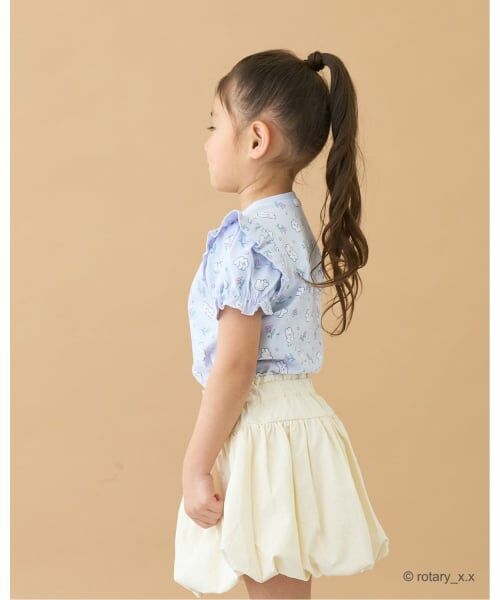 Lycee mine / リセマイン Tシャツ | 【綿100％】 【ラブリーモンモン】【速乾・UV・型崩れしない】パフスリーブ総柄プリントTシャツ | 詳細20