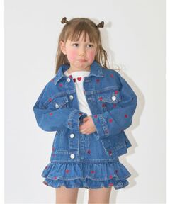 Lycee mine / リセマイン ブルゾン | 【ともデニ】アソート刺しゅう総柄Gジャン