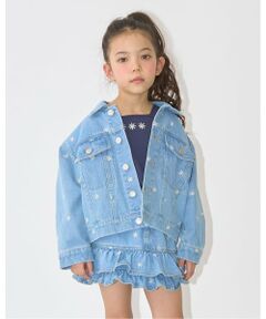 Lycee mine / リセマイン ブルゾン | 【ともデニ】アソート刺しゅう総柄Gジャン