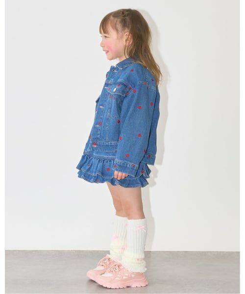 Lycee mine / リセマイン ブルゾン | 【ともデニ】アソート刺しゅう総柄Gジャン | 詳細12