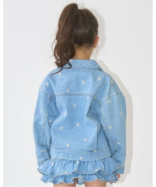 Lycee mine / リセマイン ブルゾン | 【ともデニ】アソート刺しゅう総柄Gジャン | 詳細16
