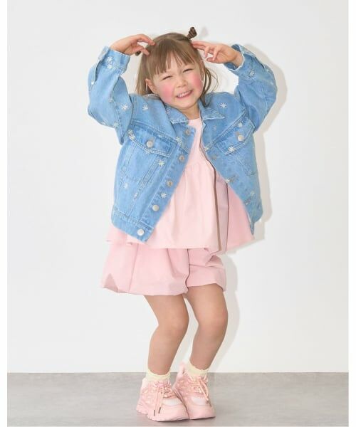 Lycee mine / リセマイン ブルゾン | 【ともデニ】アソート刺しゅう総柄Gジャン | 詳細17