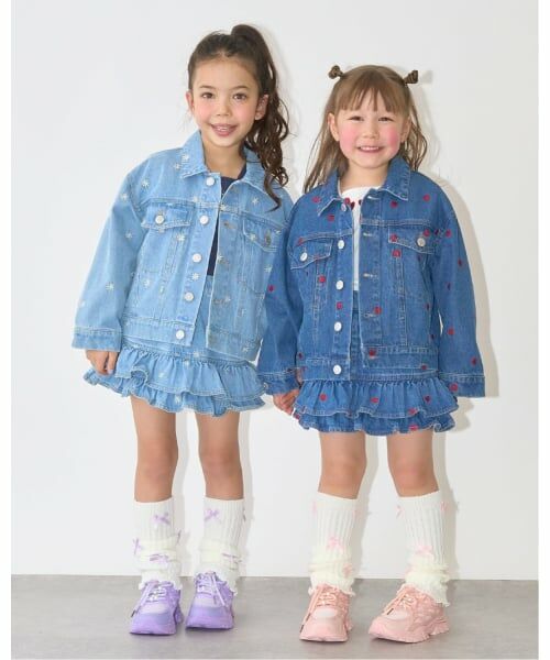 Lycee mine / リセマイン ブルゾン | 【ともデニ】アソート刺しゅう総柄Gジャン | 詳細19