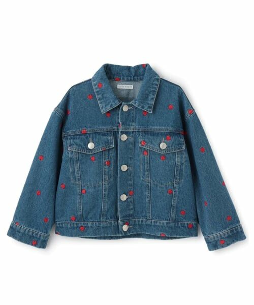 Lycee mine / リセマイン ブルゾン | 【ともデニ】アソート刺しゅう総柄Gジャン | 詳細2