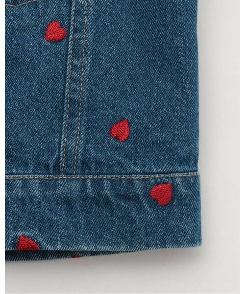 Lycee mine / リセマイン ブルゾン | 【ともデニ】アソート刺しゅう総柄Gジャン | 詳細6