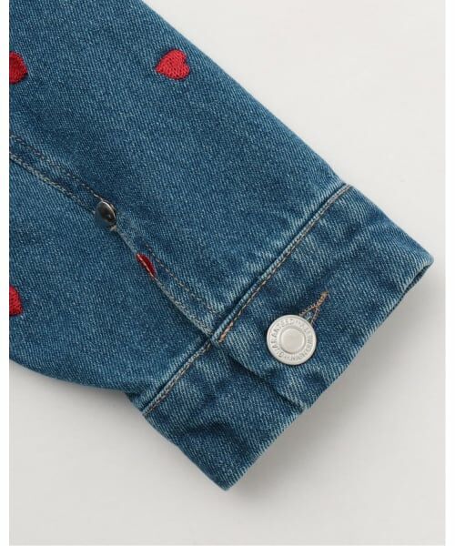 Lycee mine / リセマイン ブルゾン | 【ともデニ】アソート刺しゅう総柄Gジャン | 詳細7