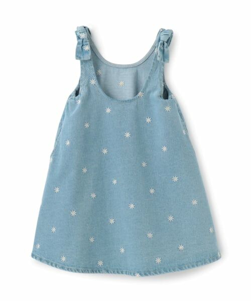 Lycee mine / リセマイン ミニ丈・ひざ丈ワンピース | 【ともデニ】アソート刺しゅう総柄フレアワンピース | 詳細1