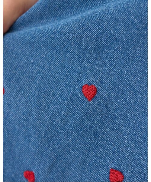 Lycee mine / リセマイン ミニ丈・ひざ丈ワンピース | 【ともデニ】アソート刺しゅう総柄フレアワンピース | 詳細16