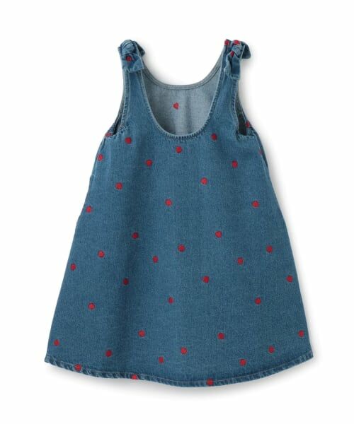 Lycee mine / リセマイン ミニ丈・ひざ丈ワンピース | 【ともデニ】アソート刺しゅう総柄フレアワンピース | 詳細2