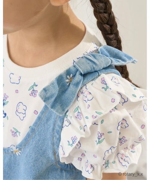 Lycee mine / リセマイン ミニ丈・ひざ丈ワンピース | 【ともデニ】アソート刺しゅう総柄フレアワンピース | 詳細20