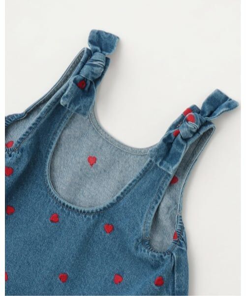 Lycee mine / リセマイン ミニ丈・ひざ丈ワンピース | 【ともデニ】アソート刺しゅう総柄フレアワンピース | 詳細5