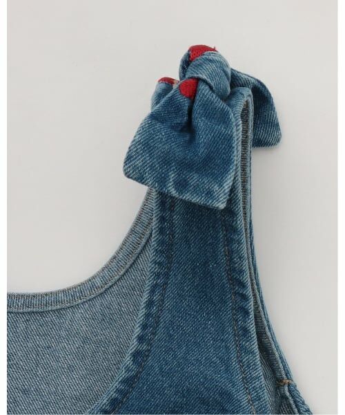 Lycee mine / リセマイン ミニ丈・ひざ丈ワンピース | 【ともデニ】アソート刺しゅう総柄フレアワンピース | 詳細6