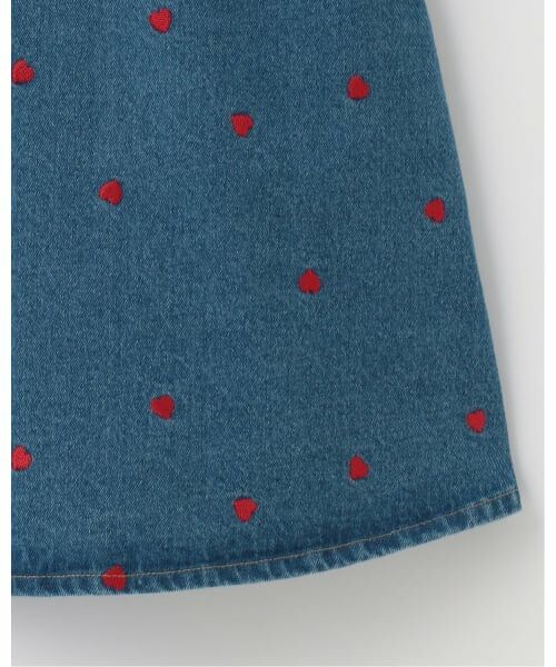 Lycee mine / リセマイン ミニ丈・ひざ丈ワンピース | 【ともデニ】アソート刺しゅう総柄フレアワンピース | 詳細8