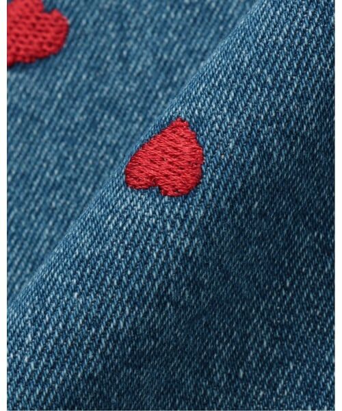 Lycee mine / リセマイン ミニ丈・ひざ丈ワンピース | 【ともデニ】アソート刺しゅう総柄フレアワンピース | 詳細9