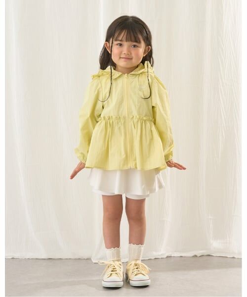 Lycee mine / リセマイン パーカー | 【UV加工】チュニック丈フリルシアージップパーカ | 詳細19