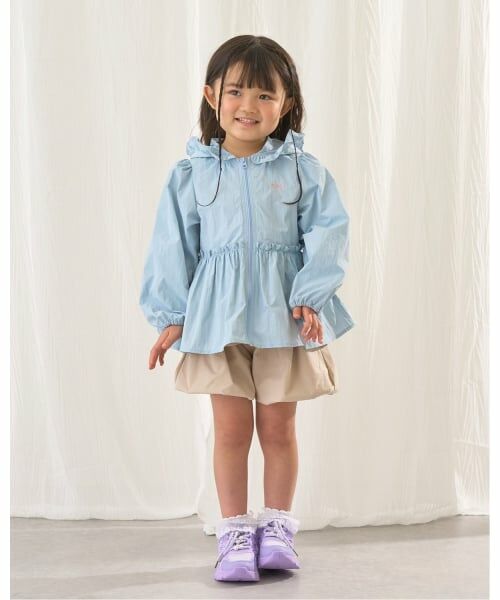 Lycee mine / リセマイン パーカー | 【UV加工】チュニック丈フリルシアージップパーカ | 詳細23