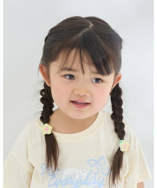 Lycee mine / リセマイン ヘアゴム・シュシュ | チェックフラワーヘアゴム(2コセット) | 詳細9