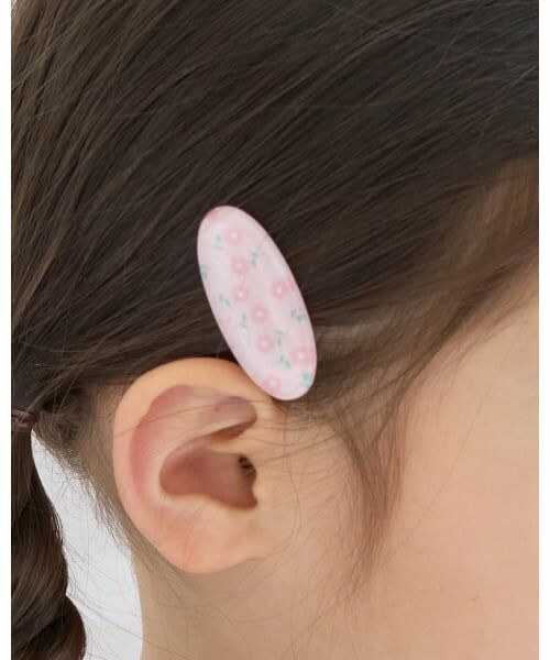 Lycee mine / リセマイン ヘアピン | フラワー総柄ヘアクリップ(2コセット)（ピンク）