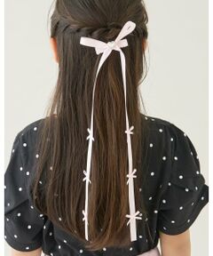 Lycee mine / リセマイン ヘアピン | ちびちびリボン付ロングリボンヘアクリップ