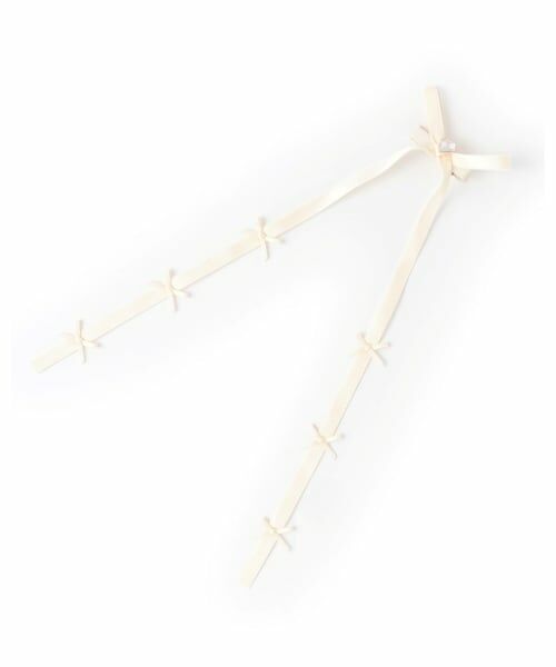 Lycee mine / リセマイン ヘアピン | ちびちびリボン付ロングリボンヘアクリップ | 詳細1