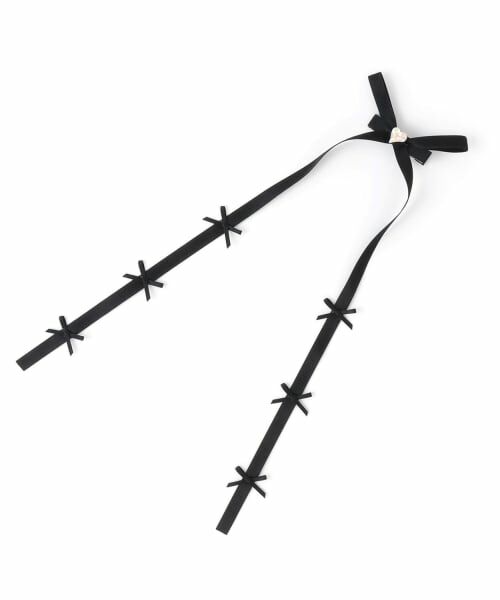 Lycee mine / リセマイン ヘアピン | ちびちびリボン付ロングリボンヘアクリップ | 詳細3