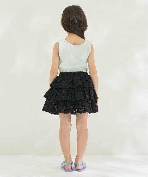 Lycee mine / リセマイン ミニ・ひざ丈スカート | 【綿100％】【セットアップ可能】コットンレースティアードスカート(インパン付) | 詳細20