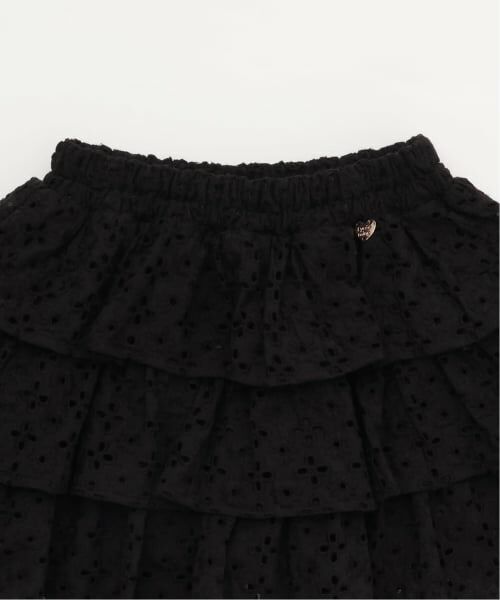 Lycee mine / リセマイン ミニ・ひざ丈スカート | 【綿100％】【セットアップ可能】コットンレースティアードスカート(インパン付) | 詳細4