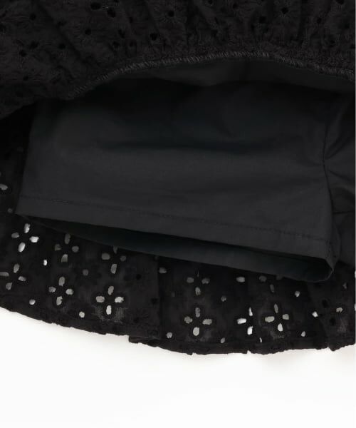 Lycee mine / リセマイン ミニ・ひざ丈スカート | 【綿100％】【セットアップ可能】コットンレースティアードスカート(インパン付) | 詳細6