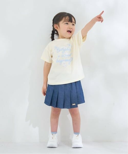 Lycee mine / リセマイン ショート・ハーフ・半端丈パンツ | フロントプリーツハートポケットデニムスカパン | 詳細16